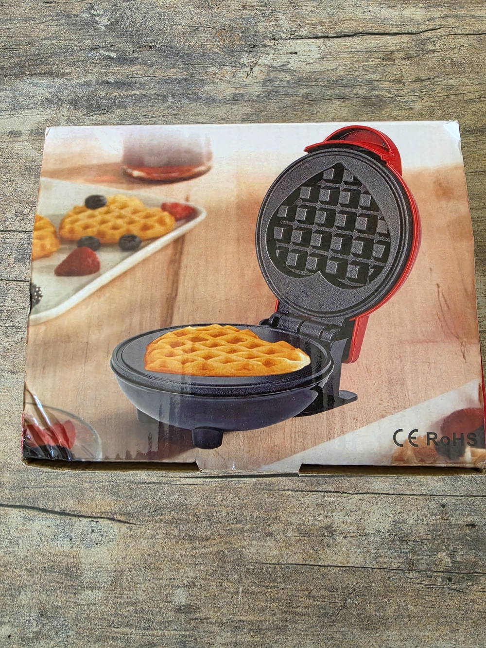Mini Heart Shaped Waffle Maker